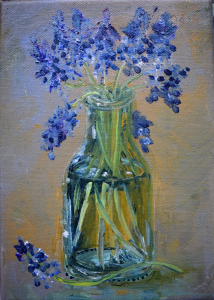 Grape hyacinths