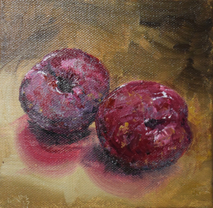 Study of two plums