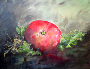 Study of an apple
